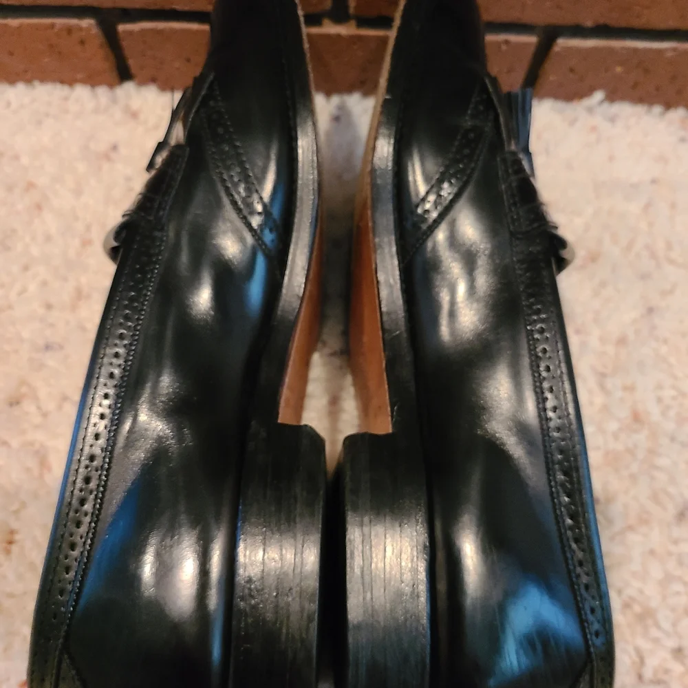 Allen Edmonds Bridgeton Black Slip-On Dress Loafer Shoes Size 9 1/2 D - Picture 9 of 16